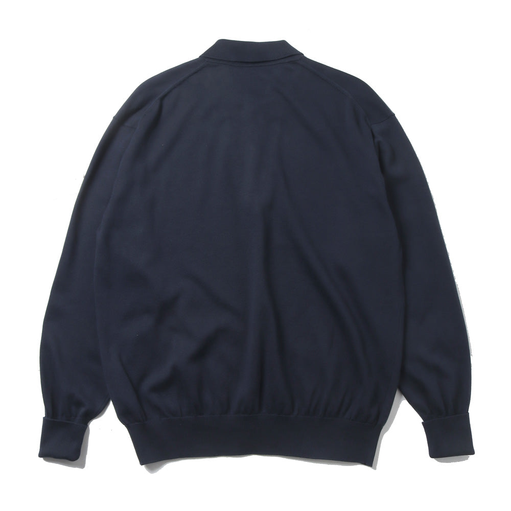 Cotton Knit L/S Polo Shirts