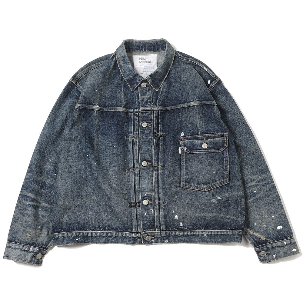 New Manual×KAPTAIN SUNSHINE Collaboration Denim T-BACK Jacket