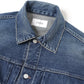 Double Pocket Denim Jacket(Medium Dark Blue Damage)