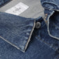 Double Pocket Denim Jacket(Medium Dark Blue Damage)