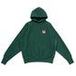 SIGNATURE SNAP FLEECE HOODIE(FOREST GREEN)