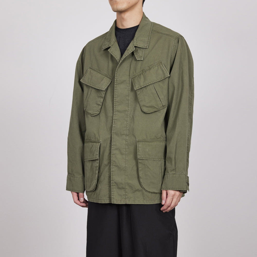 JUNGLE FATIGUE JACKET ORGANIC COTTON WEATHER CLOTH