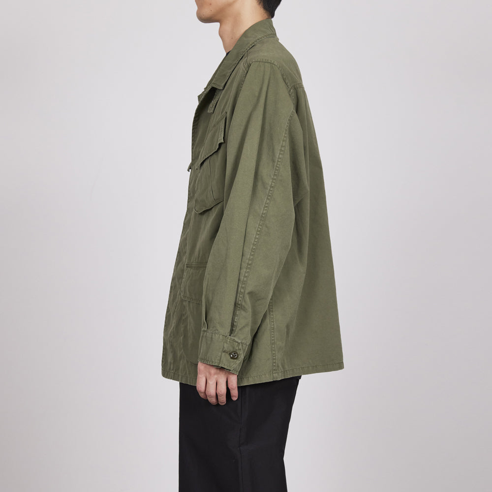 JUNGLE FATIGUE JACKET ORGANIC COTTON WEATHER CLOTH