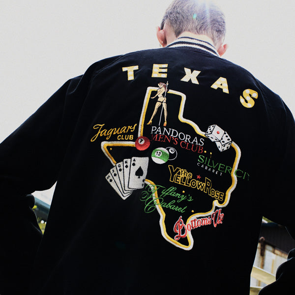 MINEDENIM (マインデニム) Texas Stripclubs Reversible Souvenir JKT