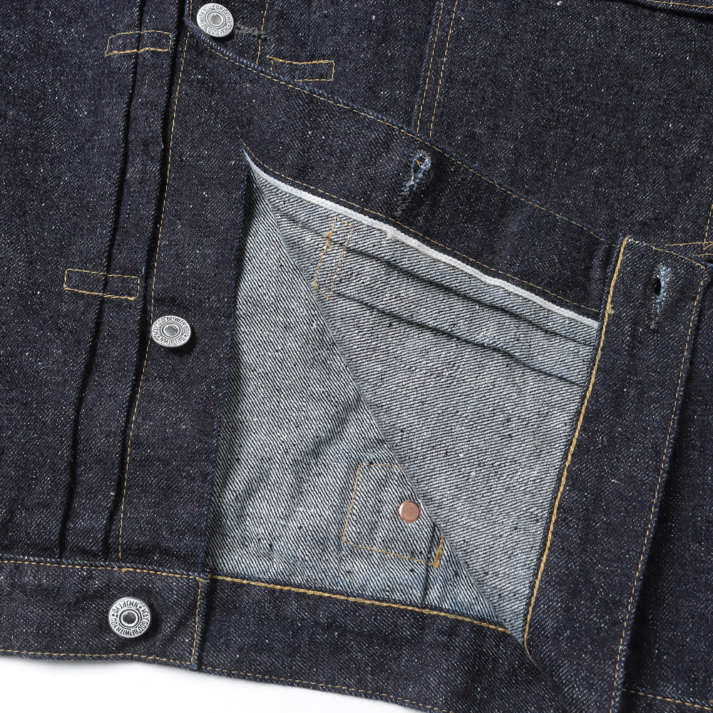 001新品 New manual #001 T-BACK DENIM JACKET - Gジャン/デニムジャケット