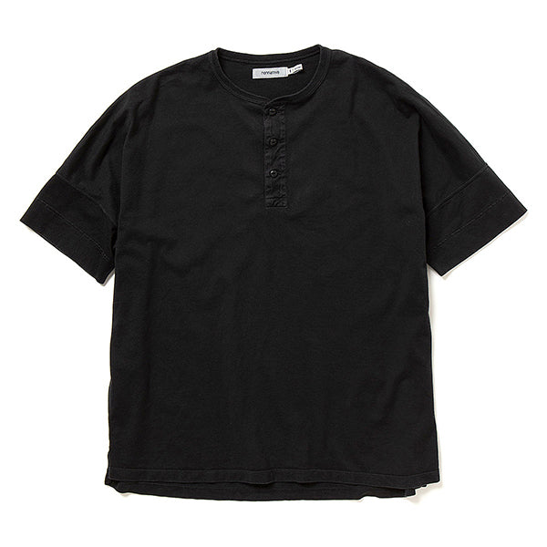 nonnative (ノンネイティブ) CLERK S/S HENLEY NECK TEE COTTON PIQUE