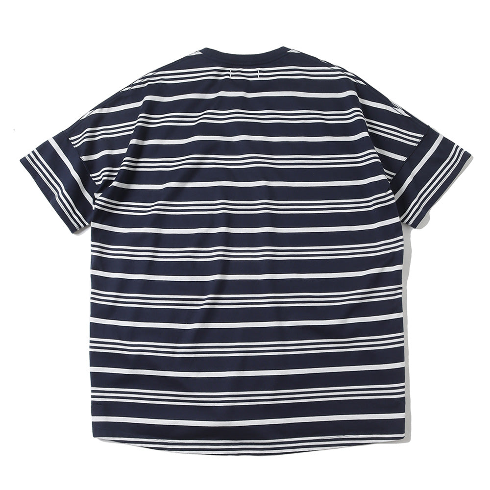 nonnative (ノンネイティブ) CLERK S/S TEE COTTON JERSEY BORDER NN