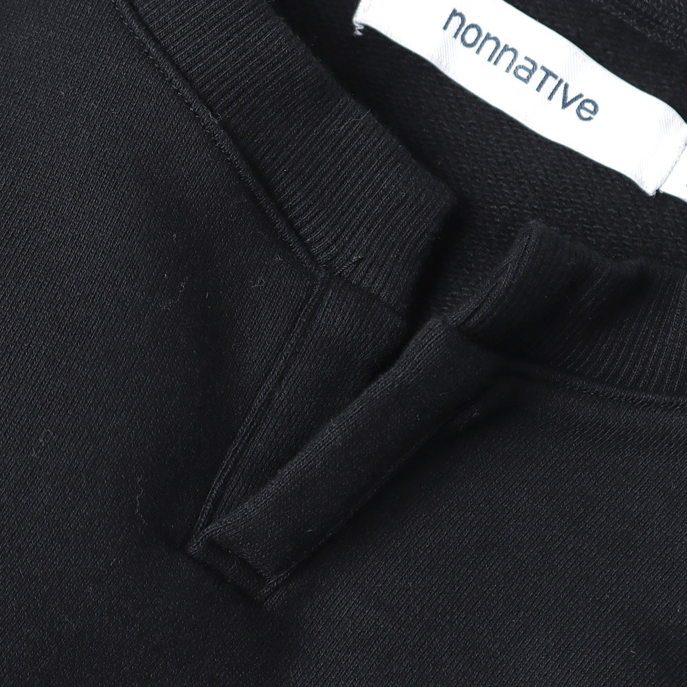 nonnative NN-C3405 MOCK NECK SWEAT 黒 - avocatfranta.com