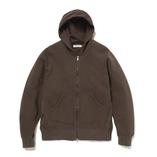 DWELLER FULL ZIP HOODY COTTON SWEAT