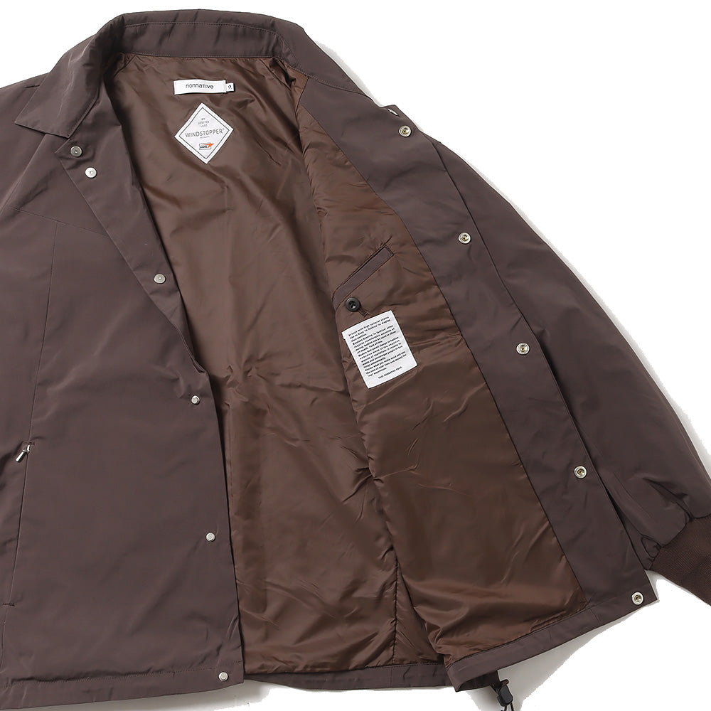 nonnative (ノンネイティブ) COACH JACKET P/N TAFFETA WITH GORE-TEX WINDSTOPPER  (NN-J4511) | nonnative / ジャケット (MEN) | nonnative正規取扱店DIVERSE