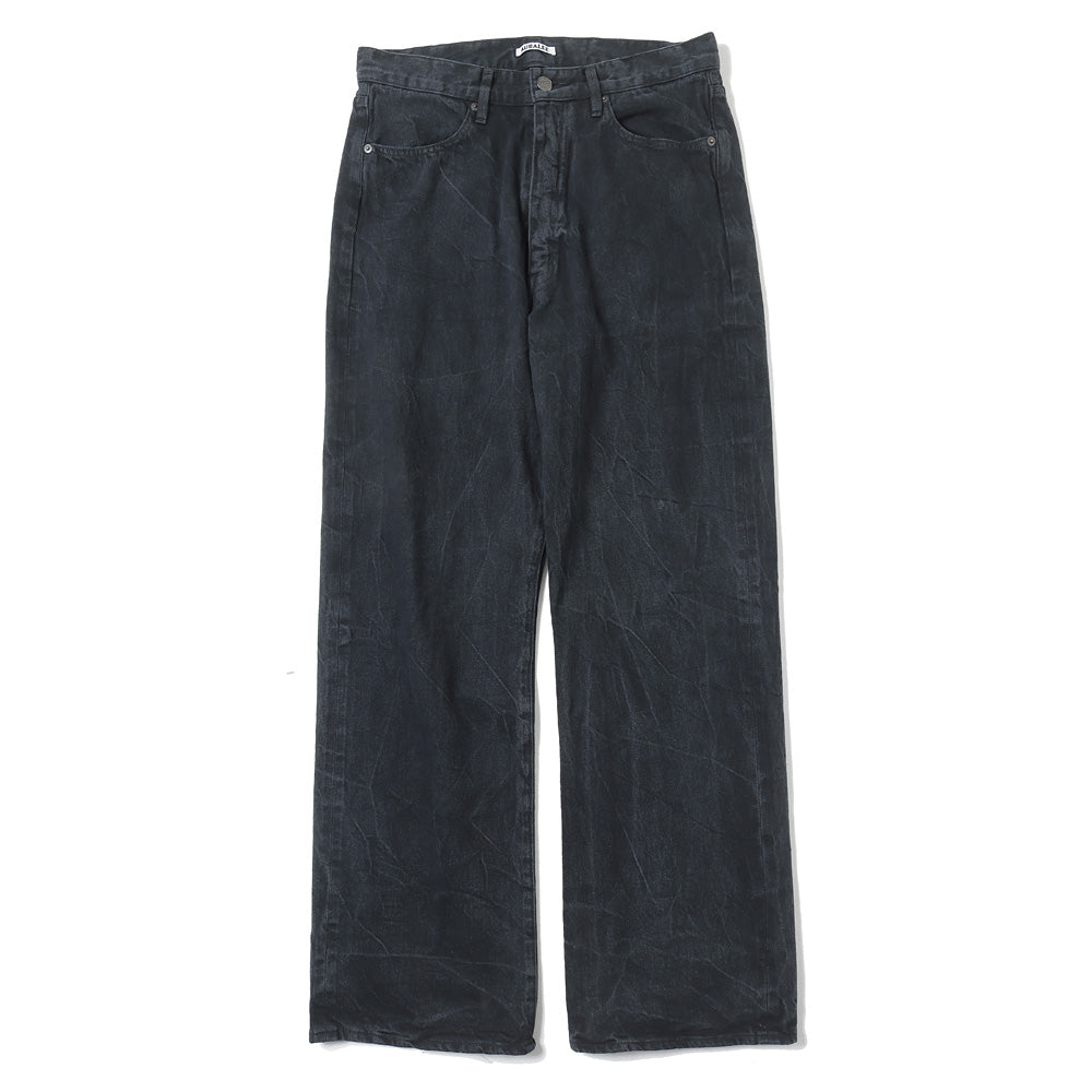 AURALEE (オーラリー)】 SELVEDGE FADED LIGHT DENIM PANTS (A23SP02DE