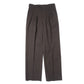 LIGHT WOOL MAX GABARDINE TWO-TUCK SLACKS