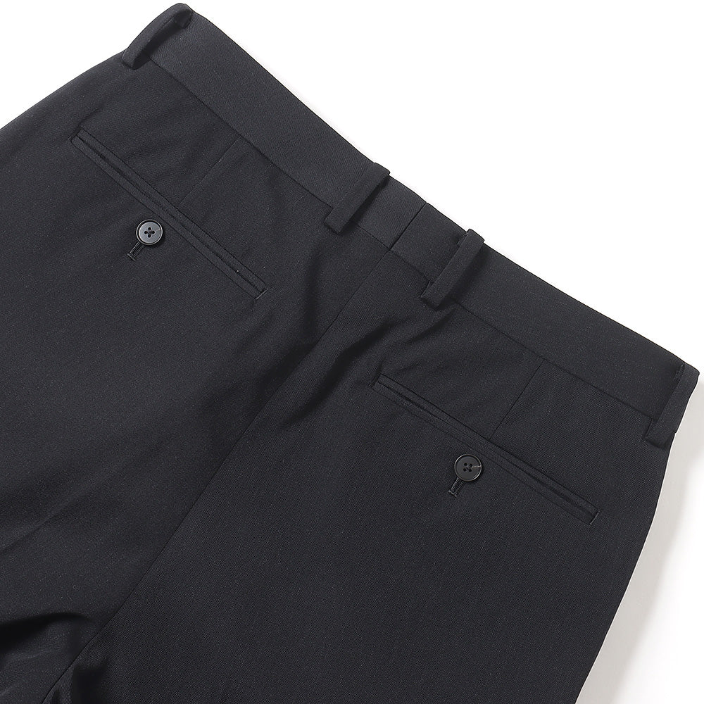 LIGHT WOOL MAX GABARDINE TWO-TUCK SLACKS