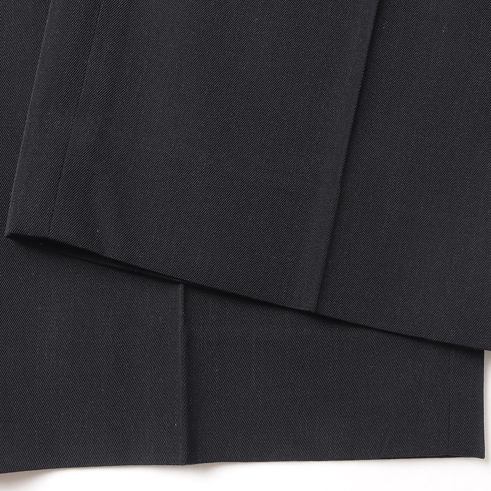 LIGHT WOOL MAX GABARDINE TWO-TUCK SLACKS