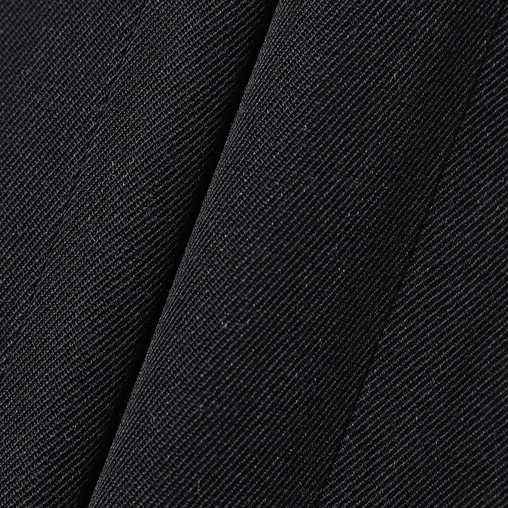 LIGHT WOOL MAX GABARDINE TWO-TUCK SLACKS