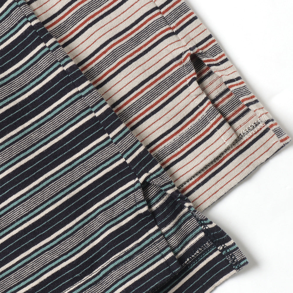 PHIGVEL BORDER SHORT SLEEVE TOP フィグベル | hartwellspremium.com