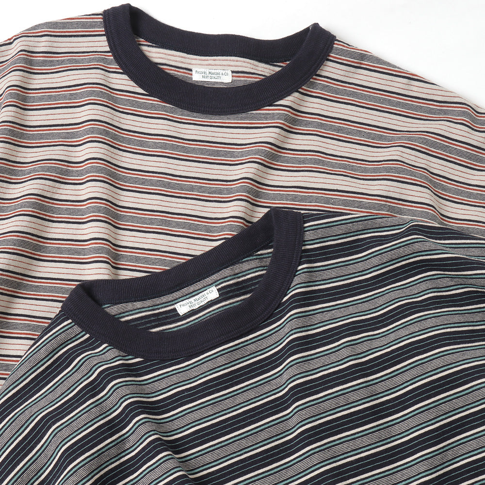 PHIGVEL BORDER SHORT SLEEVE TOP フィグベル | hartwellspremium.com