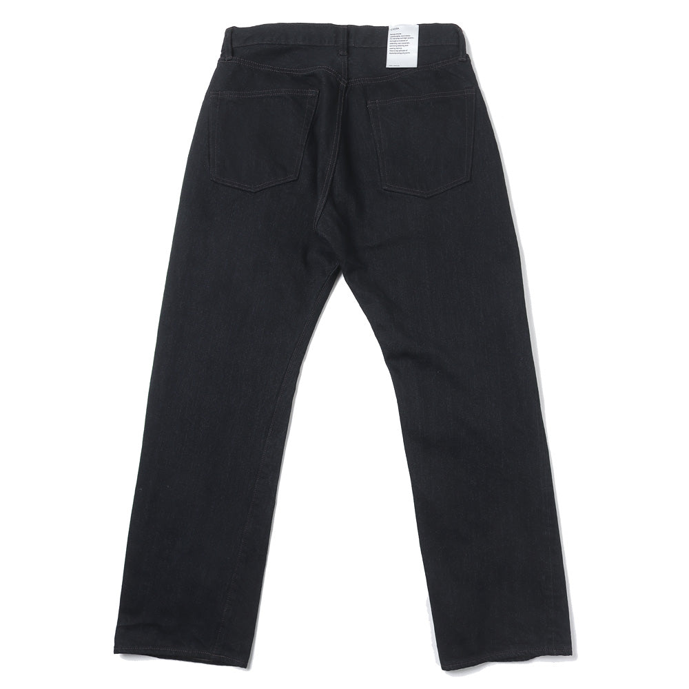 CIOTA) Straight 5 Pocket Pants/Black（One Wash） (PTLM-21STB-BKW