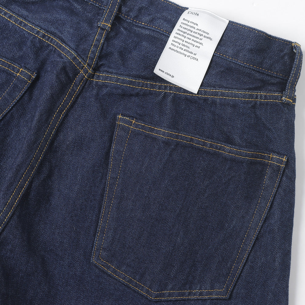 CIOTA) Straight 5 Pocket Pants/ Navy（One Wash） | CIOTA / パンツ