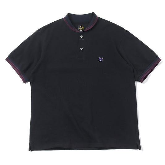 Shawl Collar S/S Polo - Cotton Pique