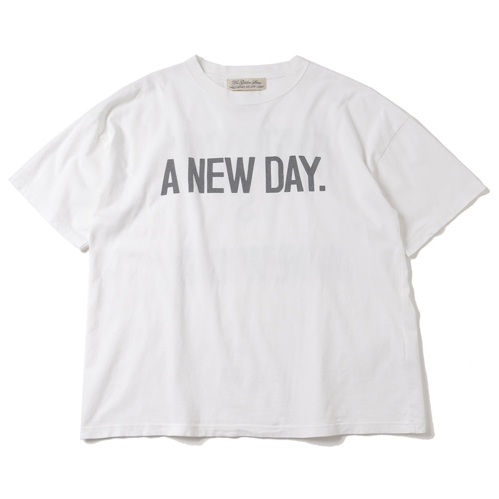 HARD SP加工 20/-天竺BIGサイズT (A NEW DAY.)