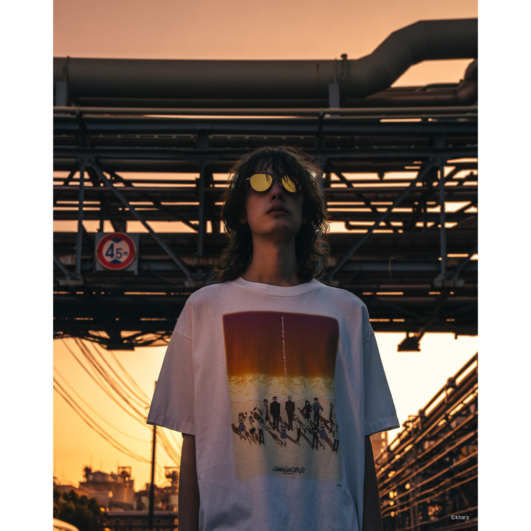 SAINT Mxxxxxx × EVENGELION × GEEKS RULE S/S TEE ORANGE