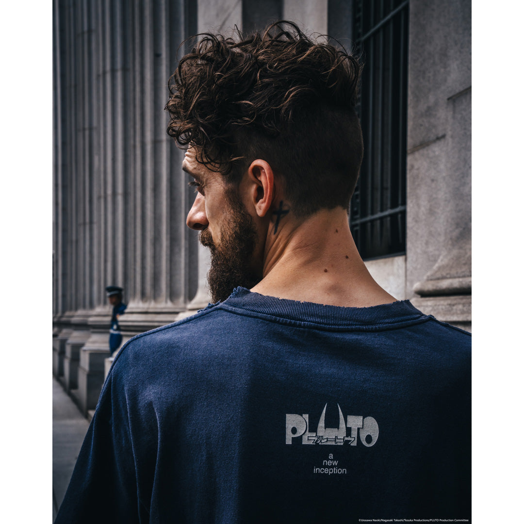 SAINT Mxxxxxx X PLUTO SS TEE PLUTO NAVY