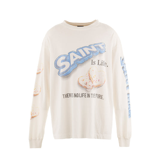 SAINT Mxxxxxx X SHERMER LS TEE HEART CKIE