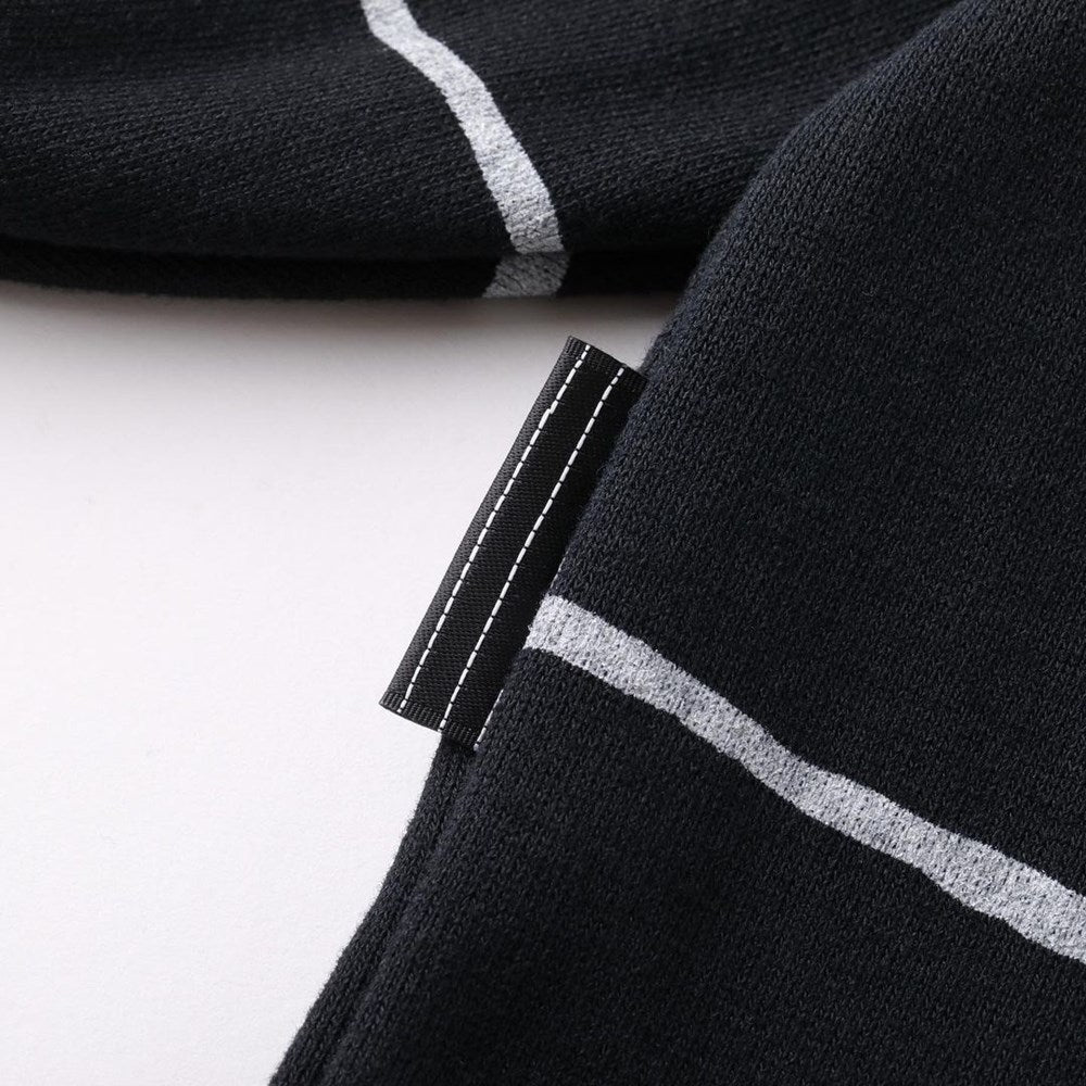 SUPER BIG WIDE SIDE STRIPE TECH LS TEE