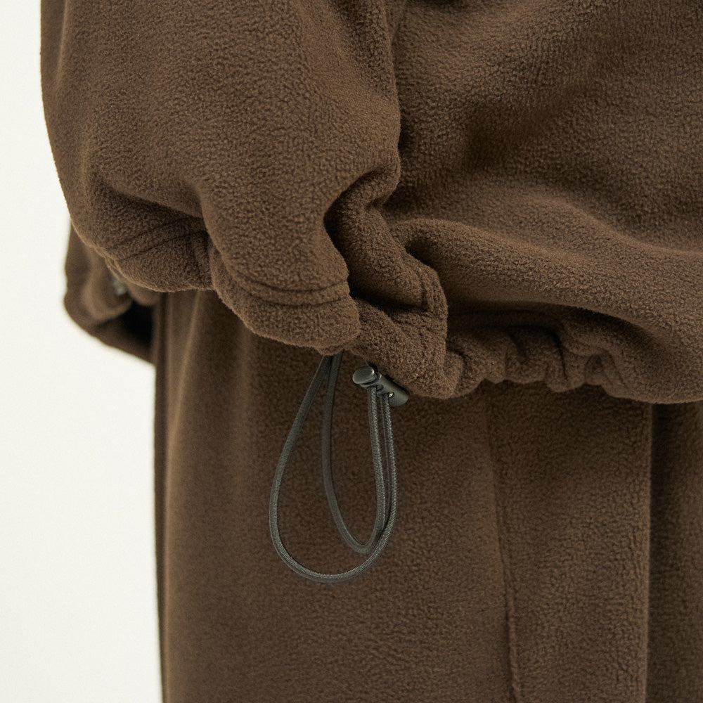 特典 fresh service FLEECE TRACK SUIT BROWN M - トップス