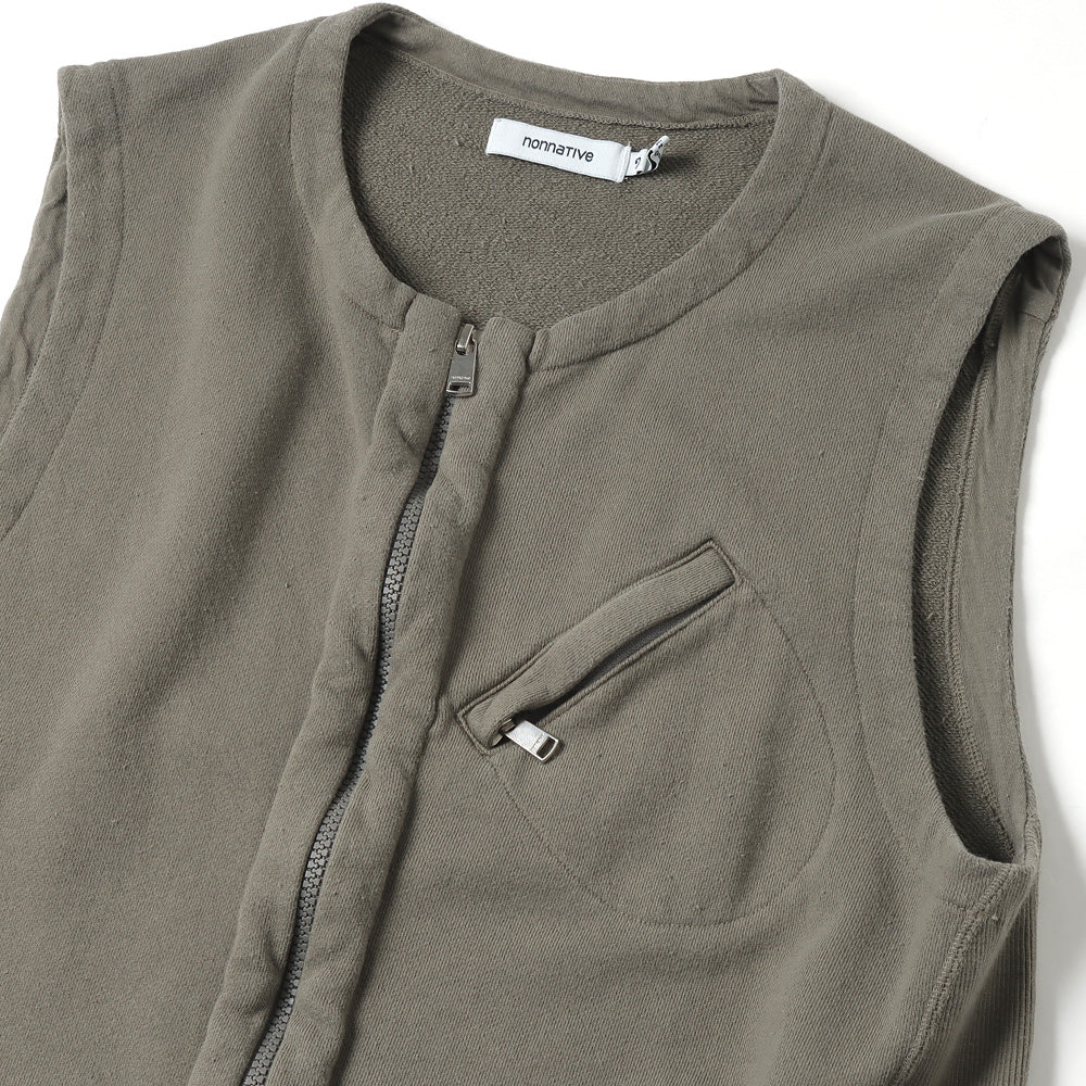 nonnative HIKER VEST COTTON SWEAT ベスト