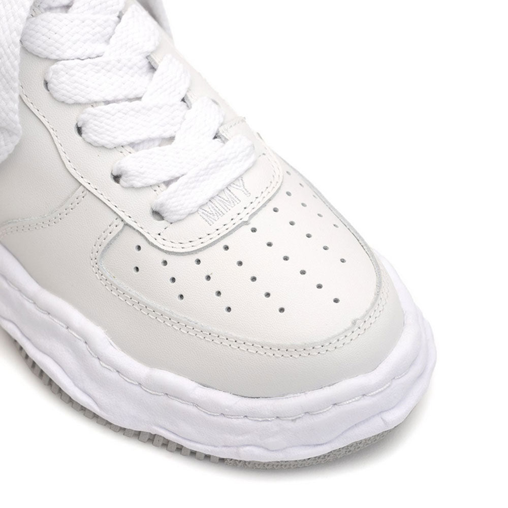 (WAYNE) OG Sole Leather Low-top Sneaker WHITE