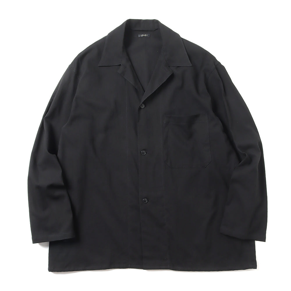 COMOLI) 空紡オックス シャツジャケット (X01-01025) | COMOLI
