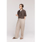 SUMMER WOOL WIDE TROUSERS