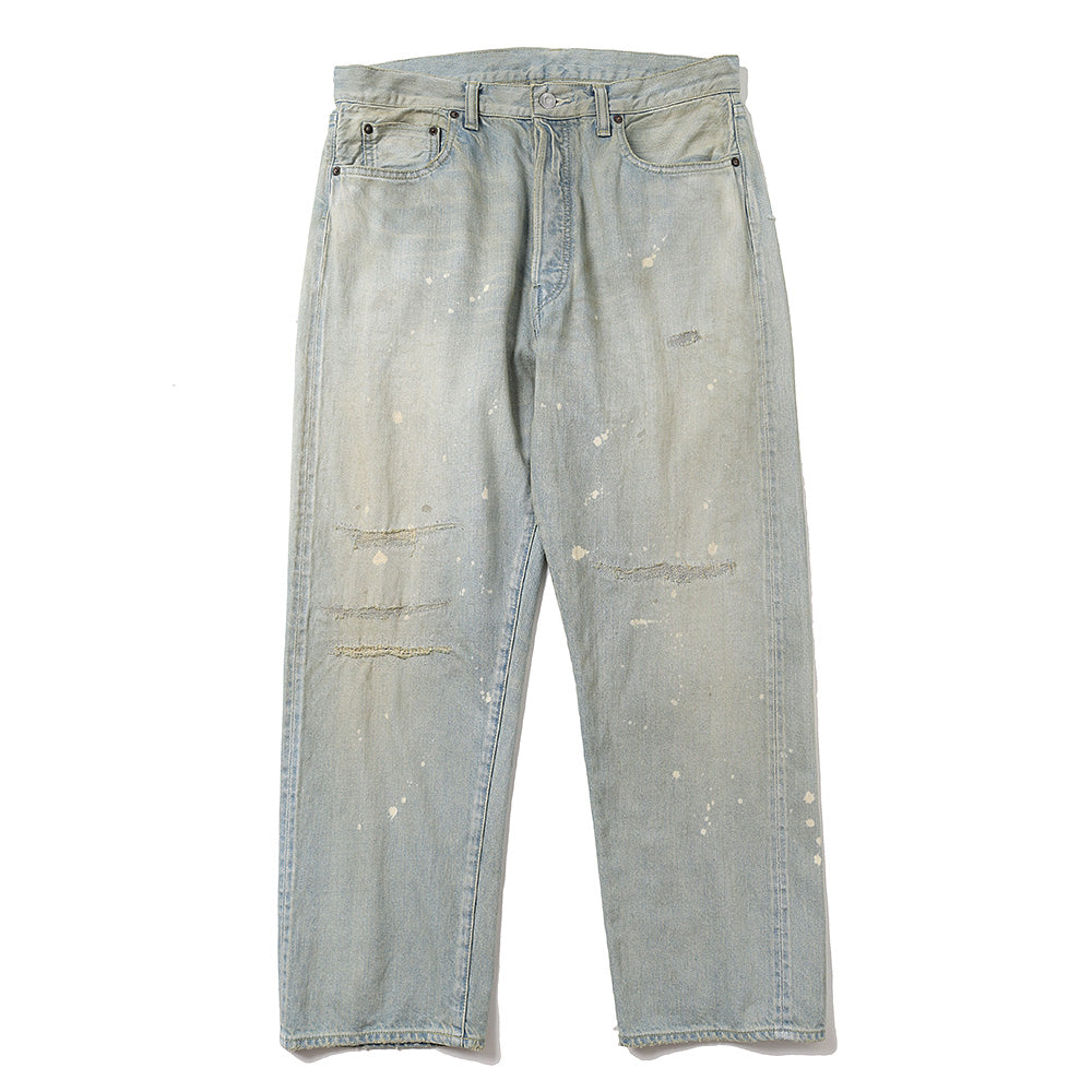 Washed Denim Wide Pants(BLEACH)