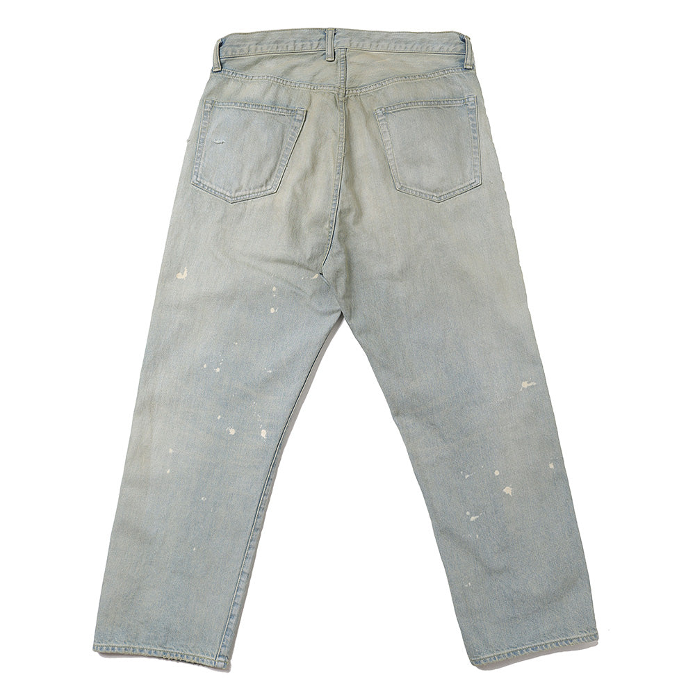 Washed Denim Wide Pants(BLEACH)