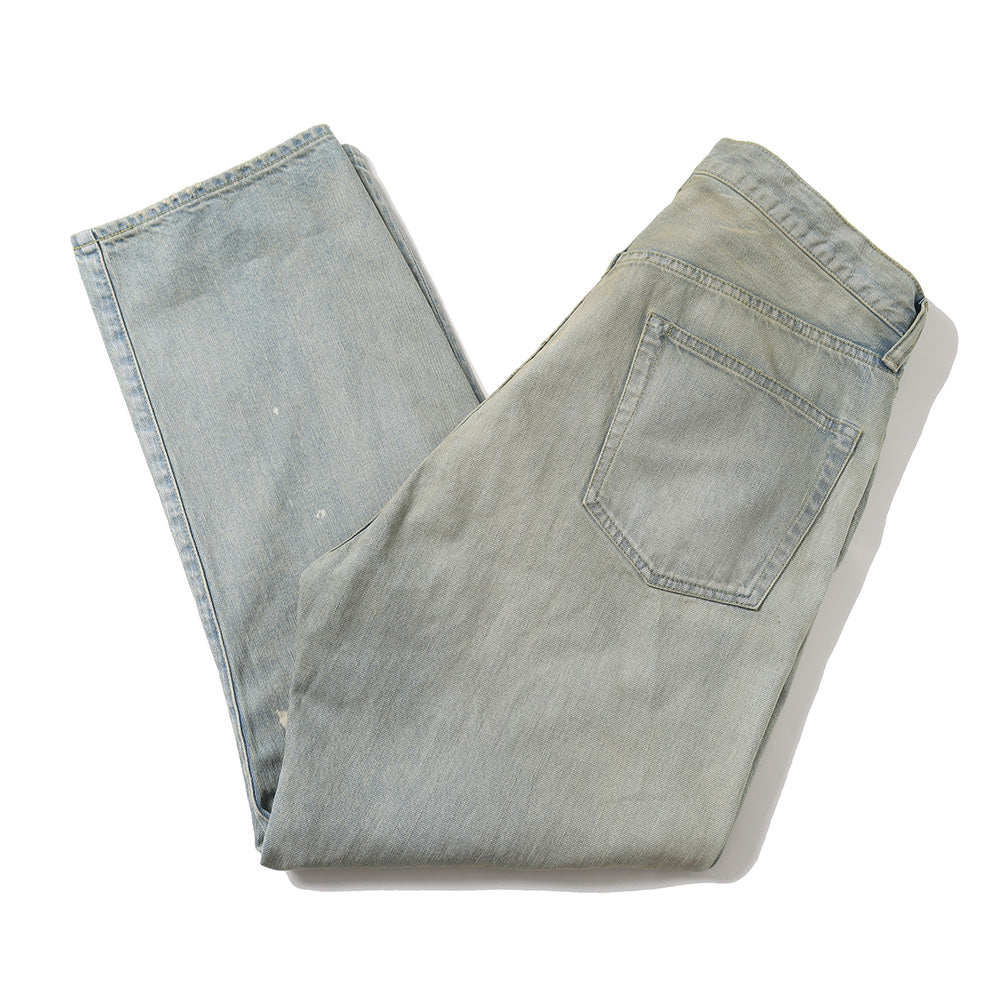 Washed Denim Wide Pants(BLEACH)