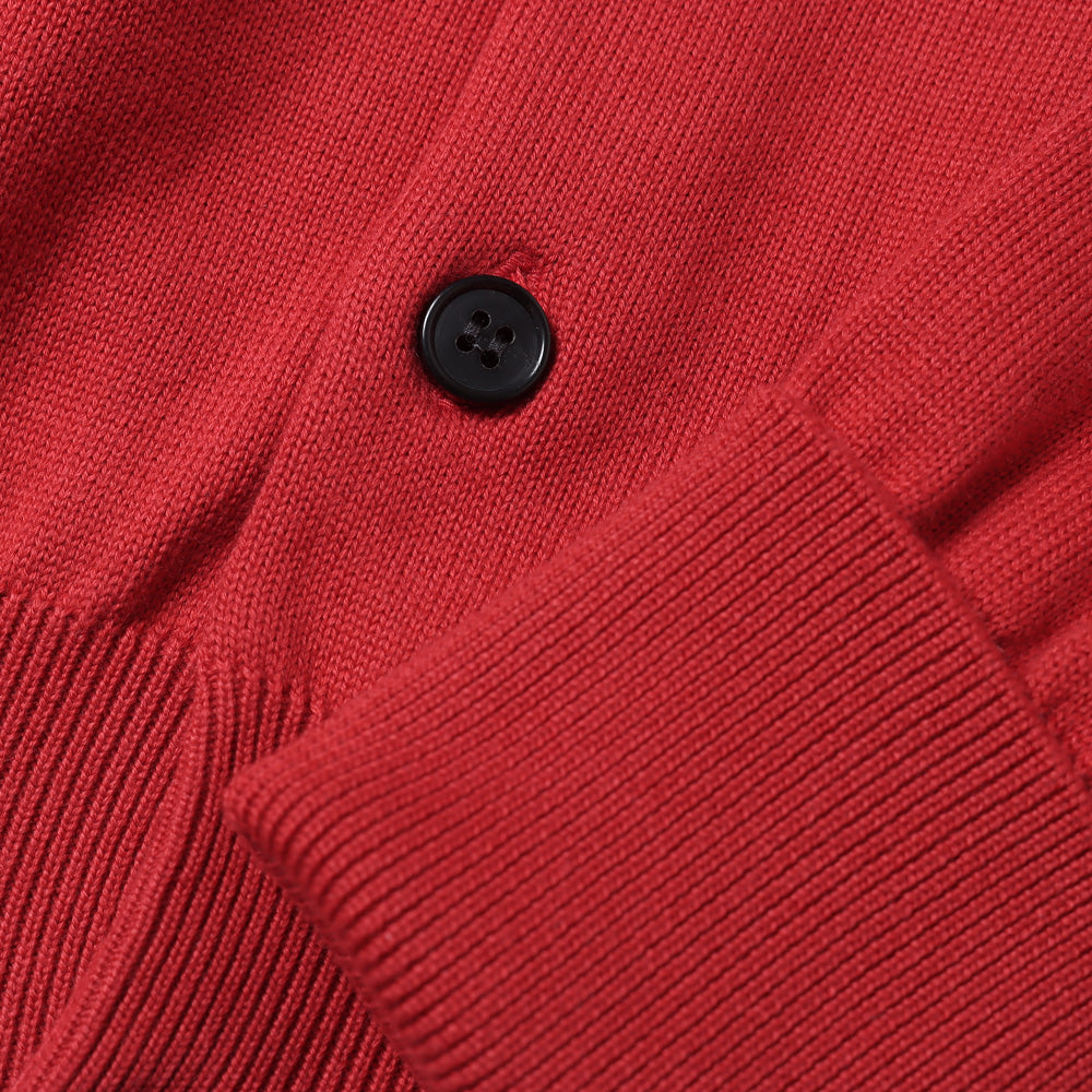 A.PRESSE (ア プレッセ) Cotton Knit Polo Collar Cardigan 24SAP-03 