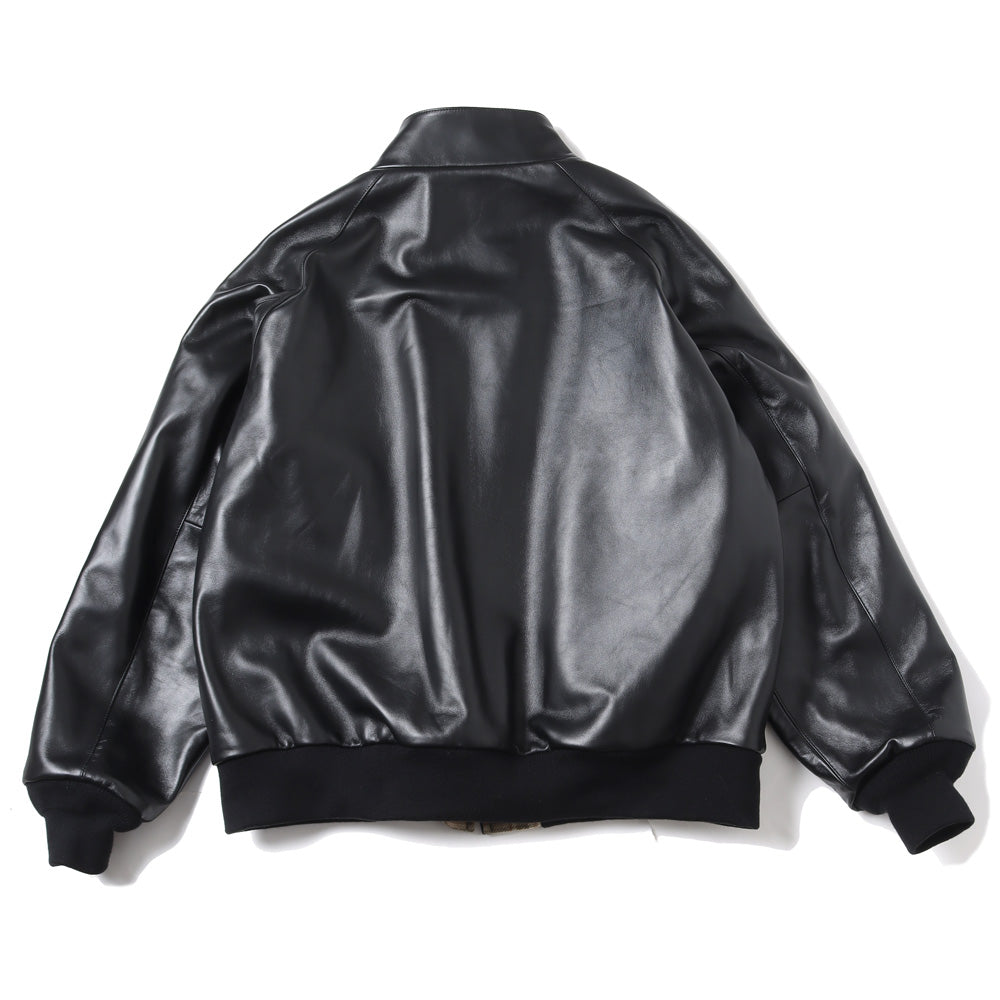 A.PRESSE (ア プレッセ) Leather Harrington Jacket 23AAP-01-03H 