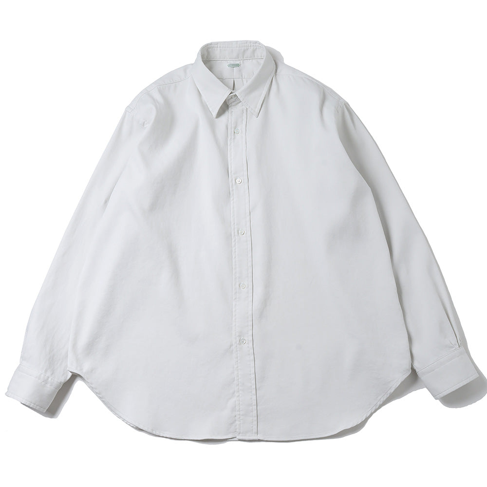 Double Weave Twill Regular Collar Shirt