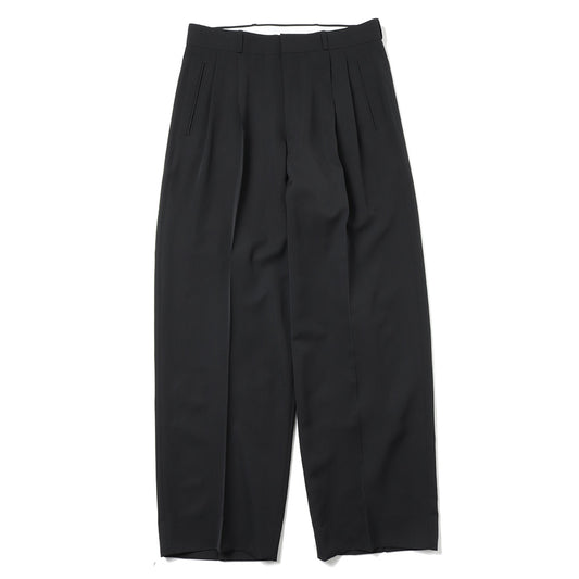 Wool Rayon Wide Trousers