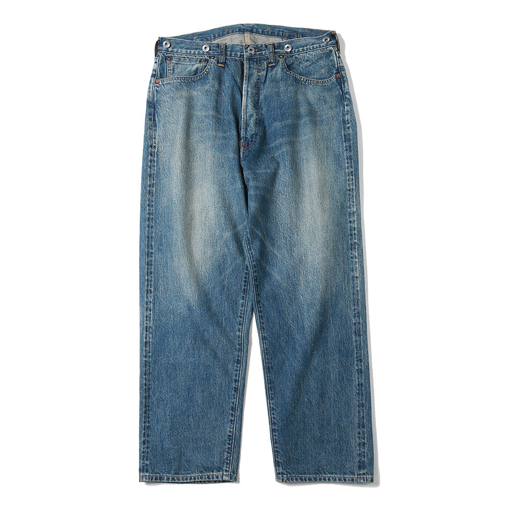 No.22 Washed Wide Denim Pants