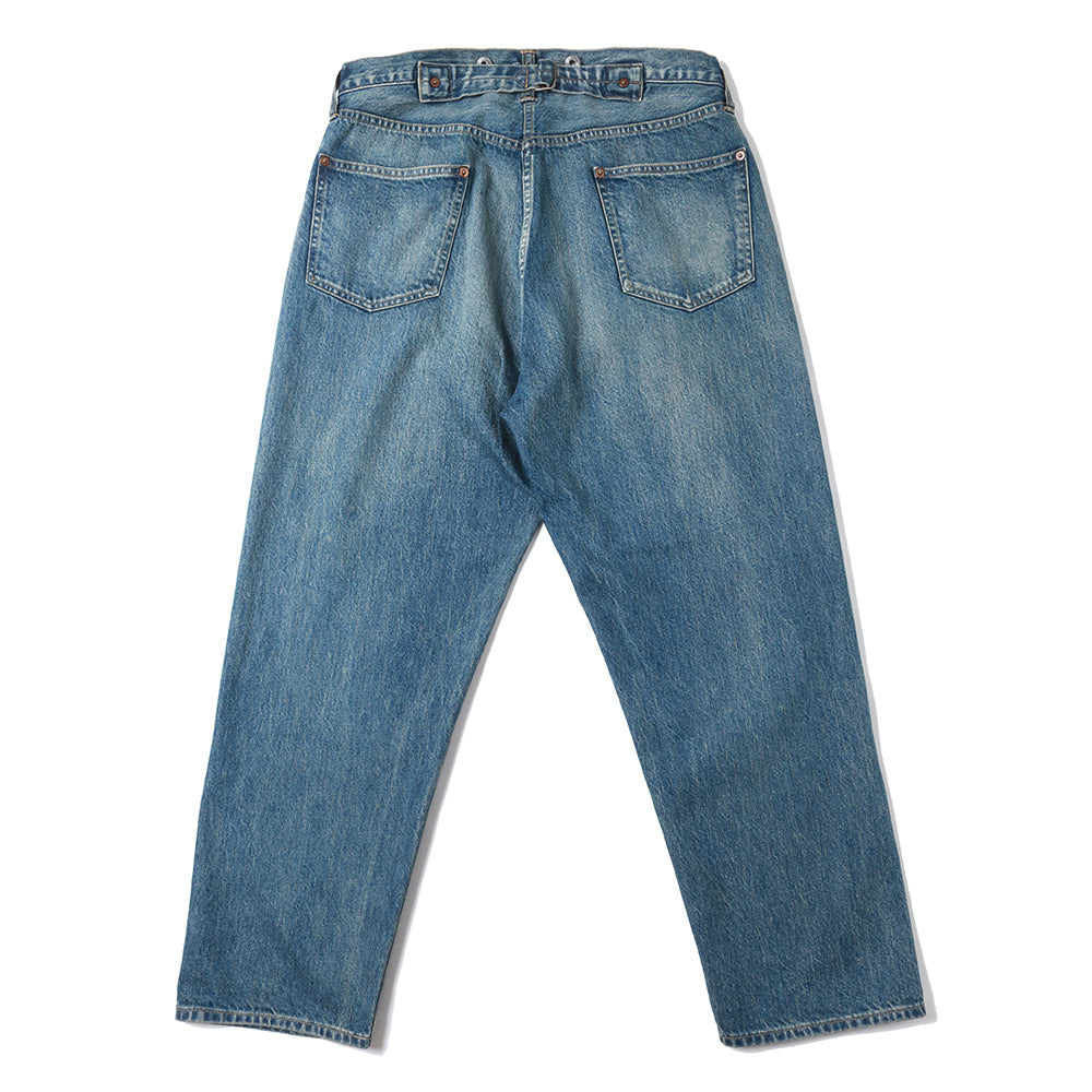 No.22 Washed Wide Denim Pants