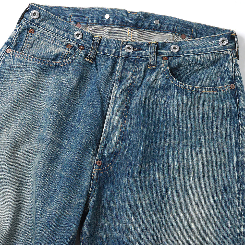 No.22 Washed Wide Denim Pants