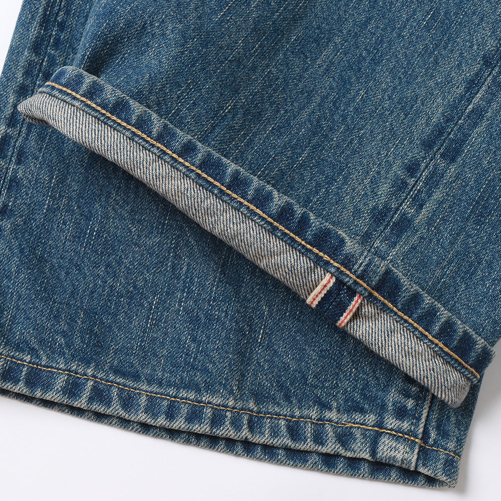 No.22 Washed Wide Denim Pants