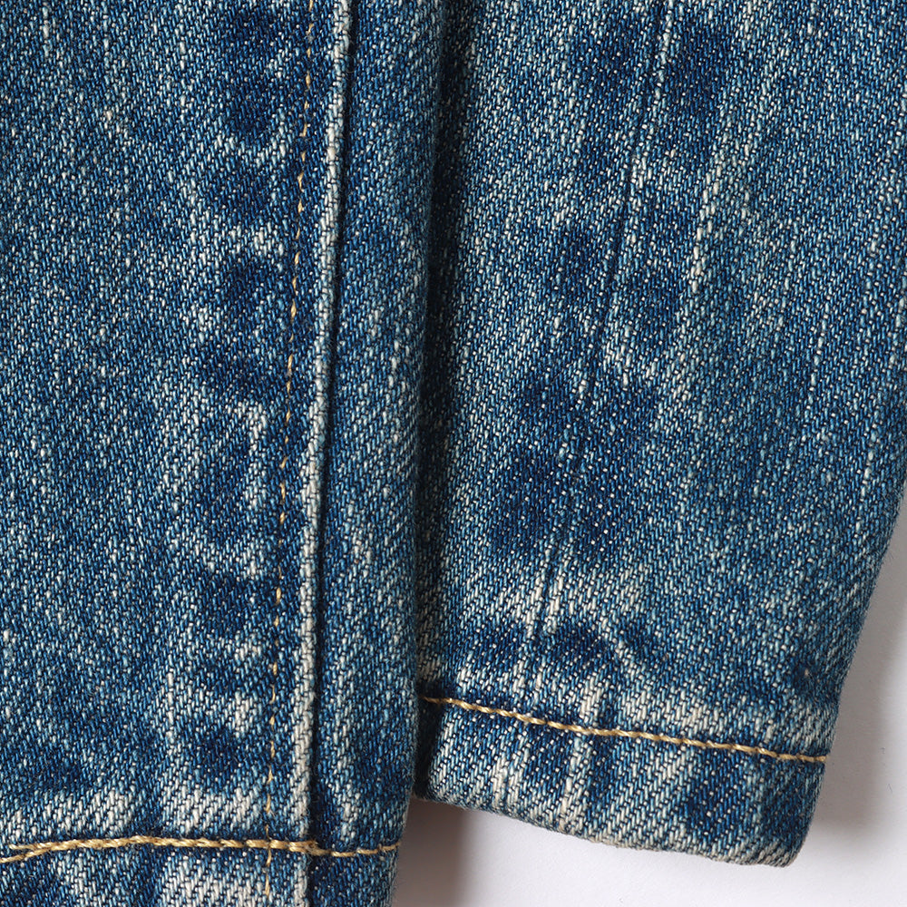 No.22 Washed Wide Denim Pants