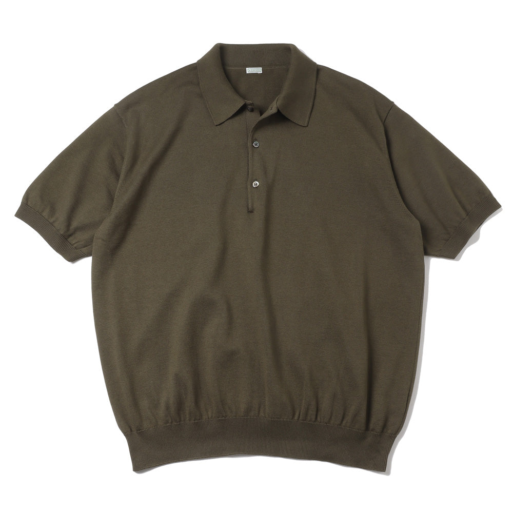 A.PRESSE (ア プレッセ) Cotton Knit S/S Polo Shirts 24SAP-03-09K 
