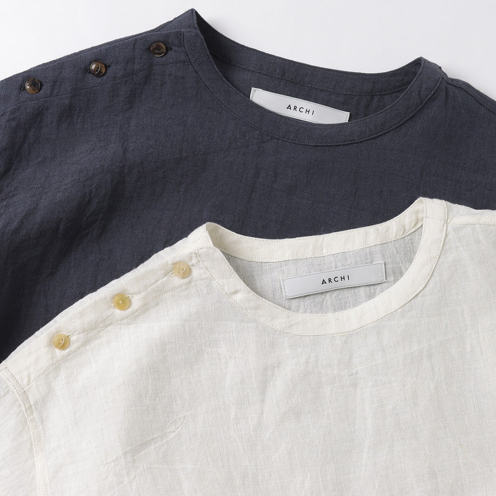 archi(アーキ)Linen Side Open Shirt AS24-C2 (AS24-C2) | archi