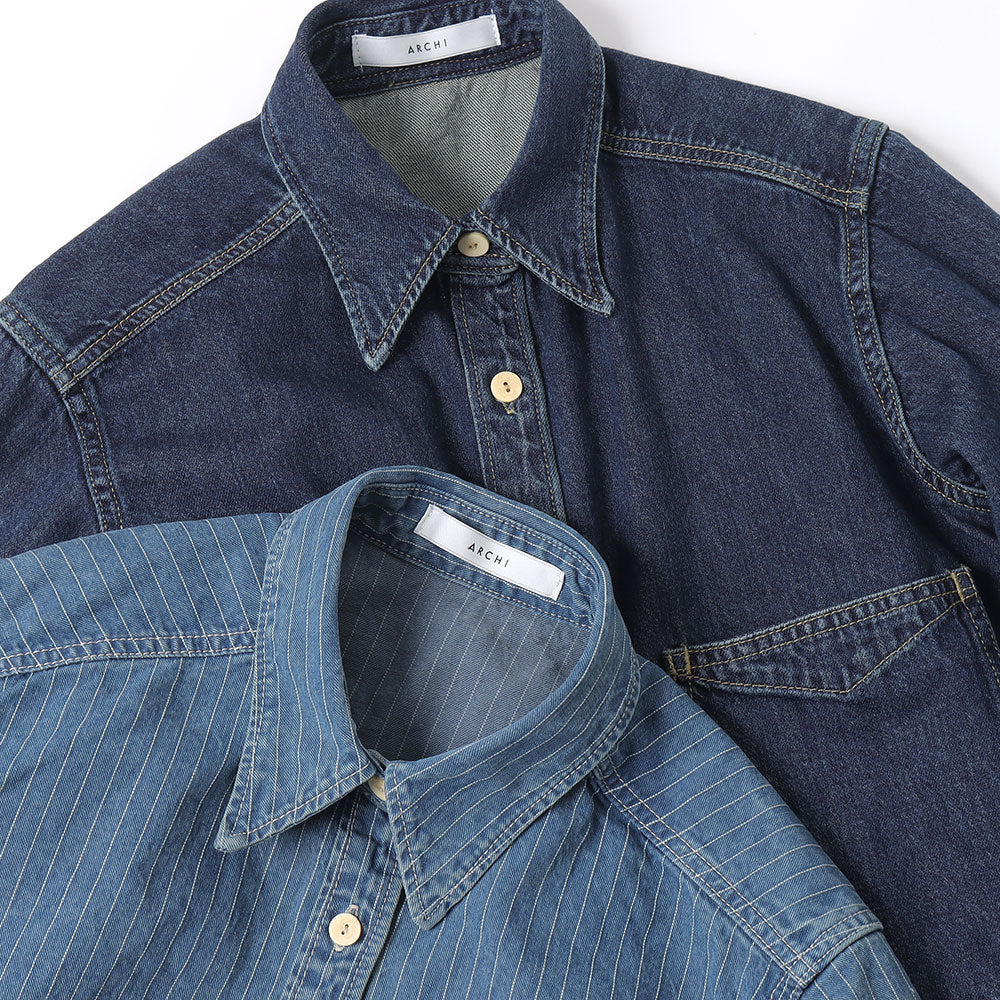 archi(アーキ)】9oz DENIM SHIRTS AW23-D1 (AW23-D1) | archi / シャツ