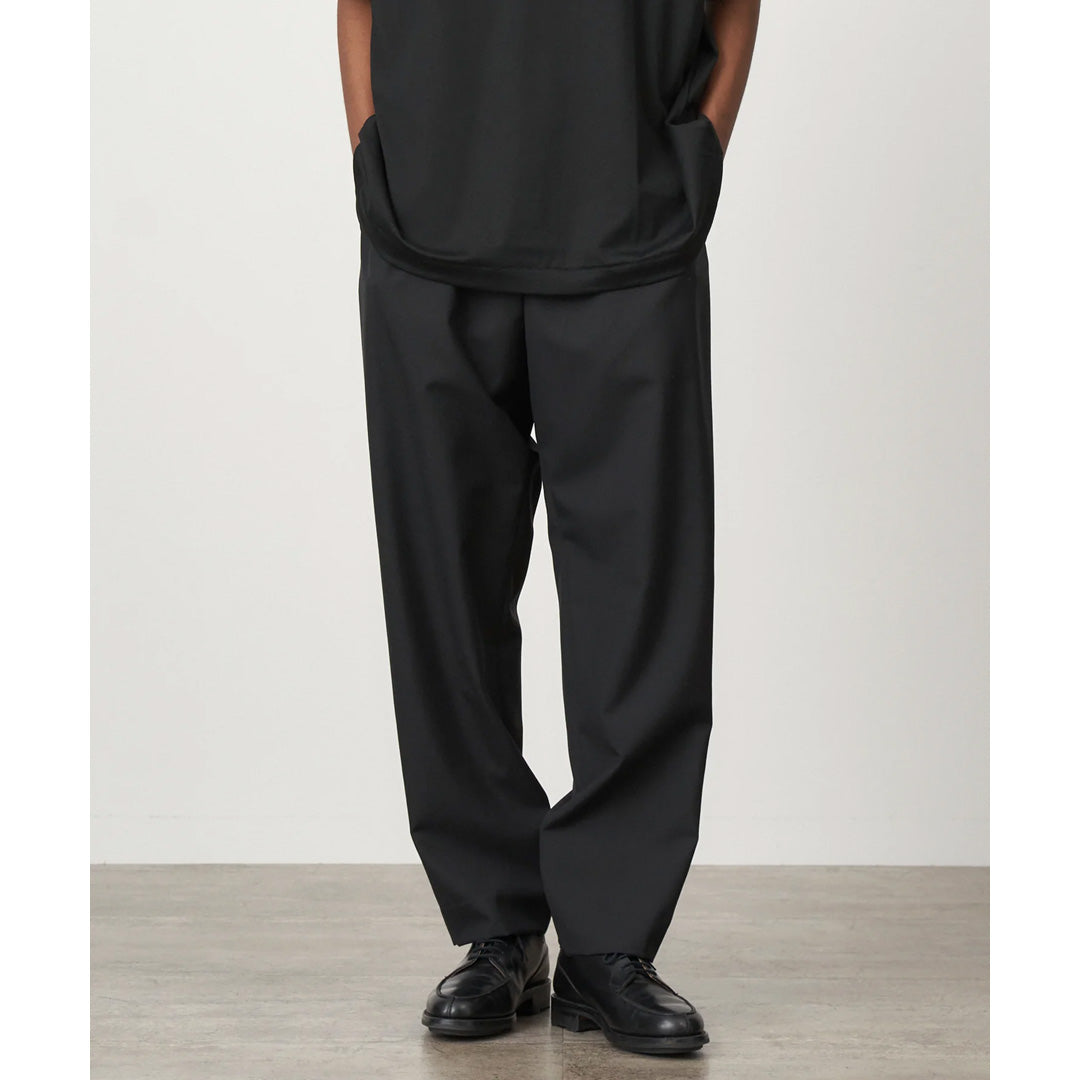 WOOL TROPICAL TAPERED EASY PANTS